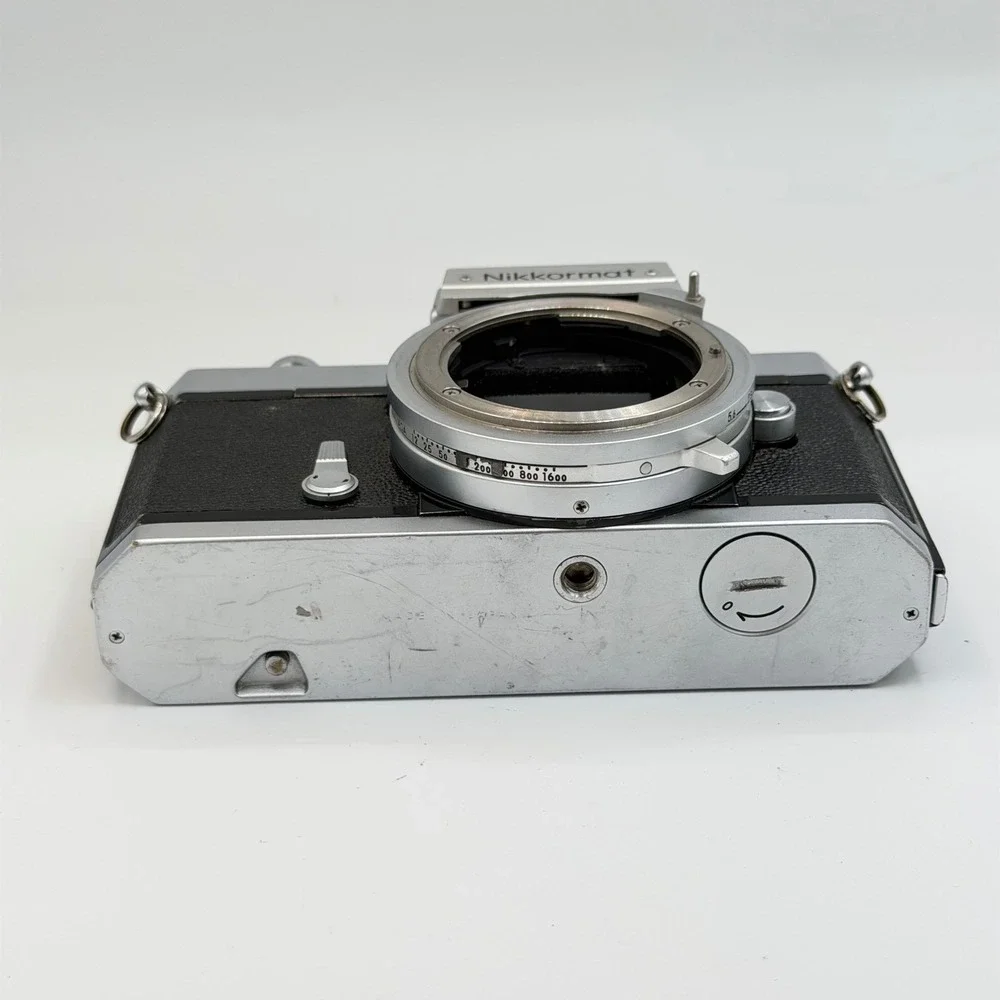 Nikon Nikkormat FTN 35mm SLR Film Camera Body Silver Black FTN 4324124 Japan